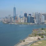 Foto der Skyline von New York City